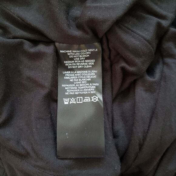 Maeve Sequin Halter Cutout Sexy Stretchy Jumpsuit Black Silver Women's Size 6 - Picture 16 of 16